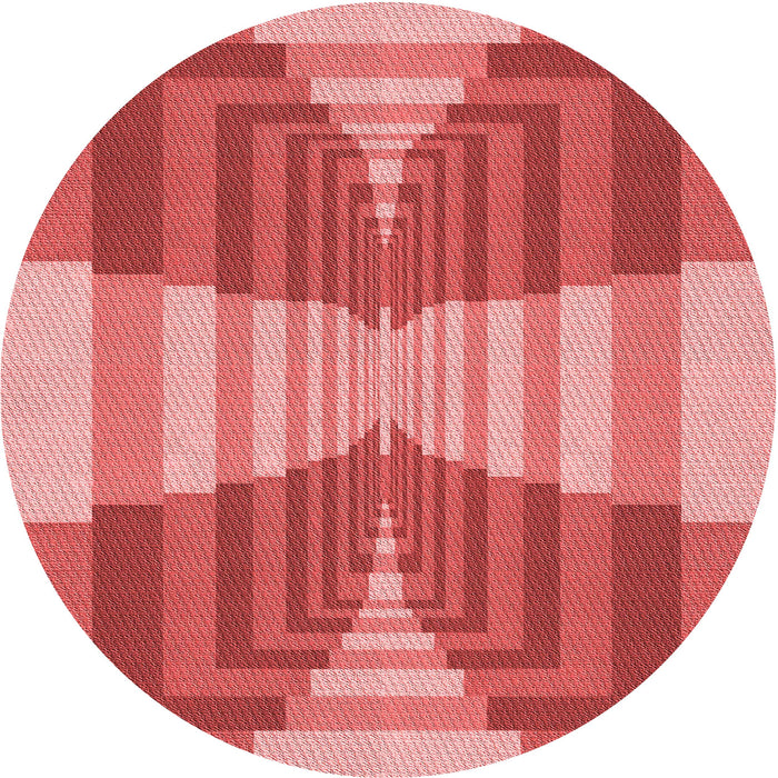 Square Machine Washable Transitional Red Rug in a Living Room, wshpat1189rd