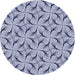 Square Machine Washable Transitional Blue Rug in a Living Room, wshpat119blu