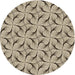 Square Machine Washable Transitional Vanilla Gold Rug in a Living Room, wshpat119brn