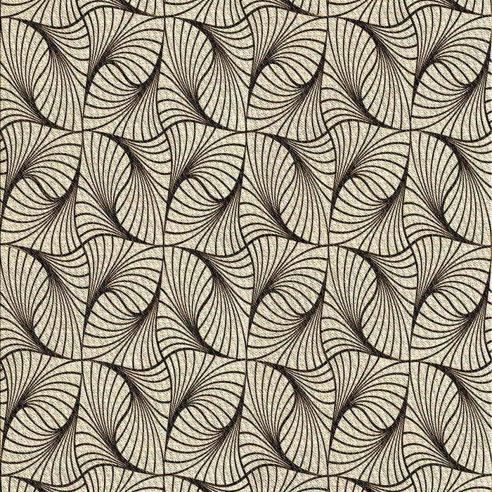 Machine Washable Transitional Vanilla Gold Rug, wshpat119brn