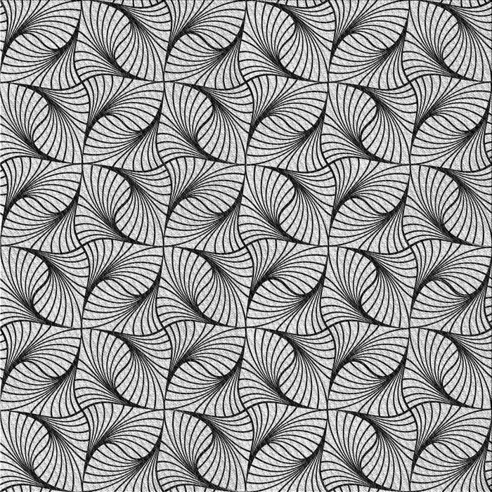 Round Patterned Platinum Gray Rug, pat119gry