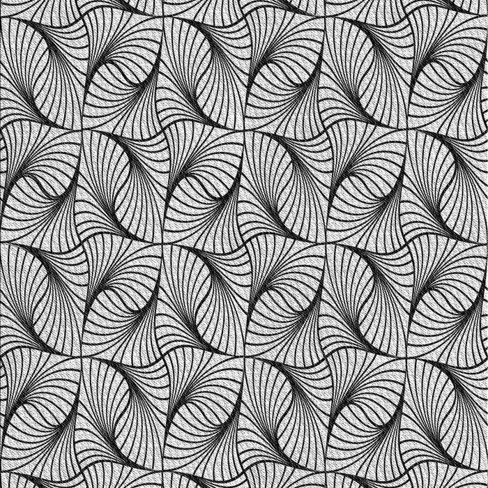 Patterned Platinum Gray Rug, pat119gry