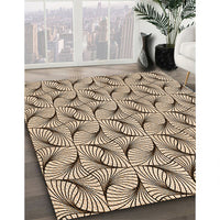 Patterned Golden Blonde Gold Rug, pat119org