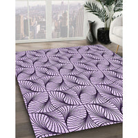 Patterned Purple Rug, pat119pur