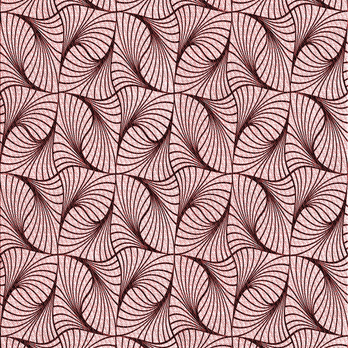 Patterned Brown Red Rug, pat119rd