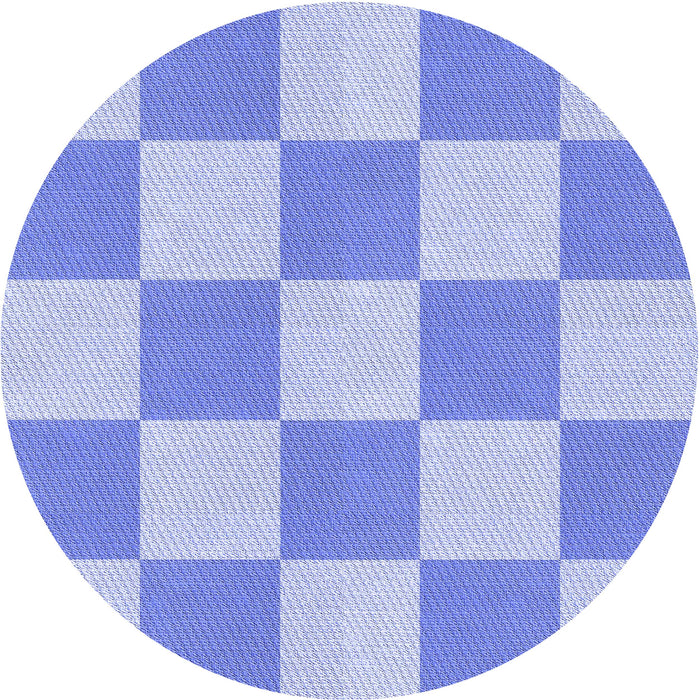 Square Machine Washable Transitional Light Slate Blue Rug in a Living Room, wshpat1190blu