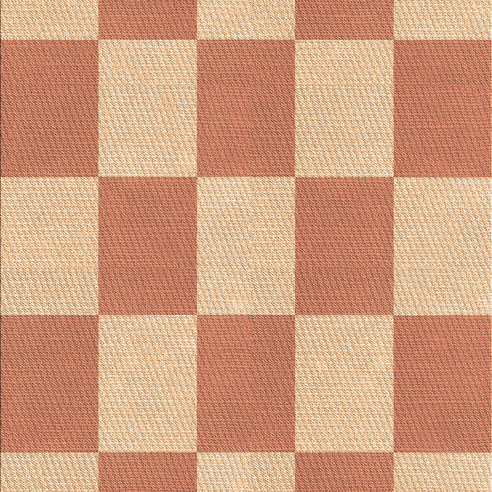 Patterned Bright Orange Rug, pat1190org