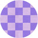 Square Patterned Mauve Purple Rug, pat1190pur