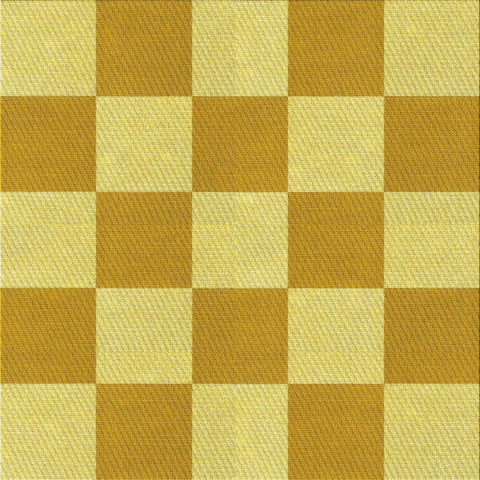 Round Patterned Bold Yellow Rug, pat1190yw
