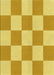 Patterned Bold Yellow Rug, pat1190yw