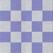 Square Patterned Pastel Light Blue Novelty Rug, pat1190