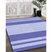 Machine Washable Transitional Periwinkle Purple Rug in a Family Room, wshpat1191blu