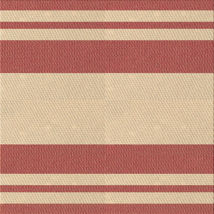 Round Patterned Red Rug, pat1191brn
