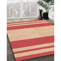 Patterned Yellow Rug, pat1191org