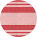 Square Patterned Pastel Pink Rug, pat1191rd