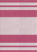 Machine Washable Transitional Light Rose Pink Rug, wshpat1191