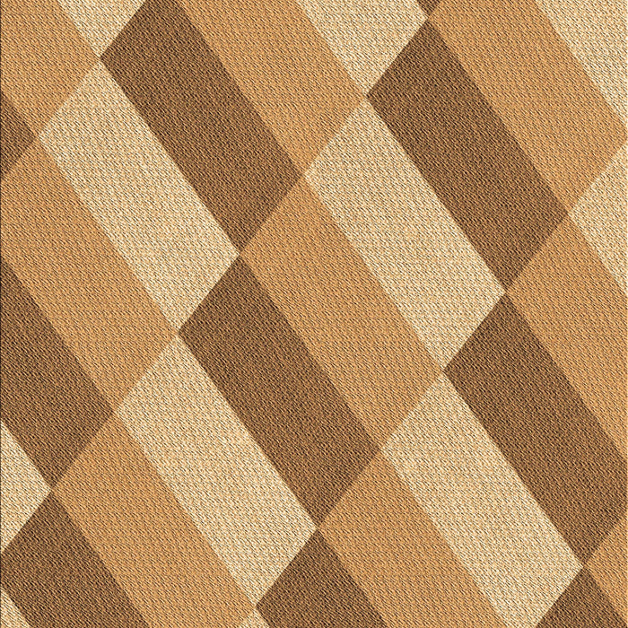 Patterned Yellow Orange Rug, pat1192brn