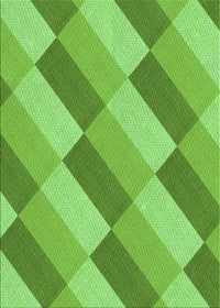 Machine Washable Transitional Emerald Green Rug, wshpat1192grn