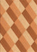 Patterned Orange Rug, pat1192org