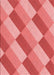 Patterned Light Coral Pink Rug, pat1192rd