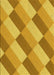 Patterned Deep Yellow Rug, pat1192yw