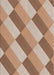 Patterned Sienna Brown Novelty Rug, pat1192