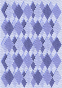 Machine Washable Transitional Periwinkle Purple Rug, wshpat1193blu