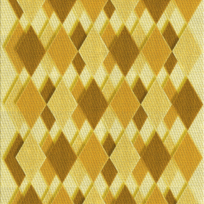 Patterned Bold Yellow Rug, pat1193yw