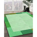 Patterned Light Green Rug in Family Room, pat1194grn