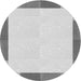 Square Patterned Platinum Gray Rug, pat1194gry