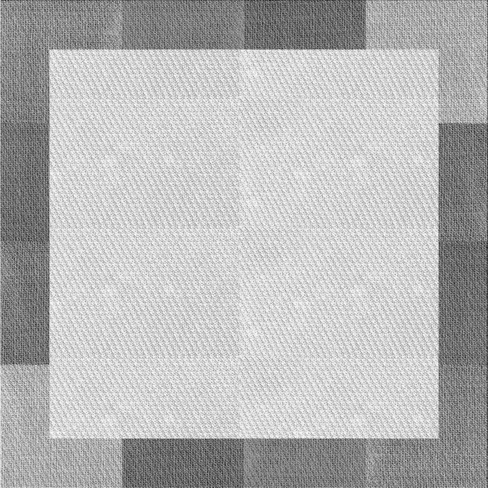 Round Patterned Platinum Gray Rug, pat1194gry