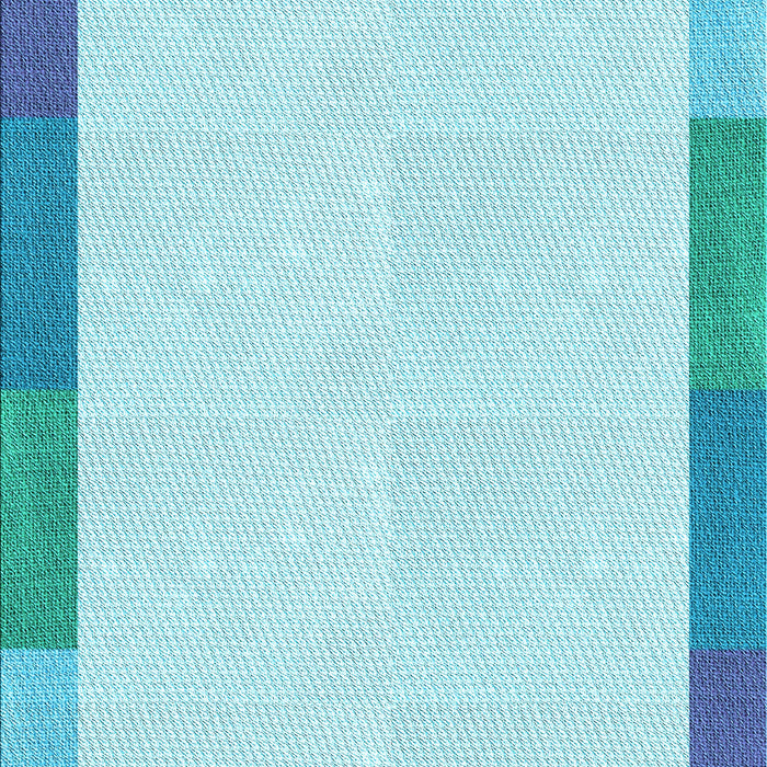 Machine Washable Transitional Blue Rug, wshpat1194lblu