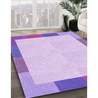 Patterned Purple Rug, pat1194pur