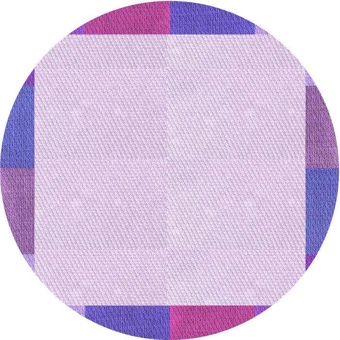 Square Patterned Purple Rug, pat1194pur