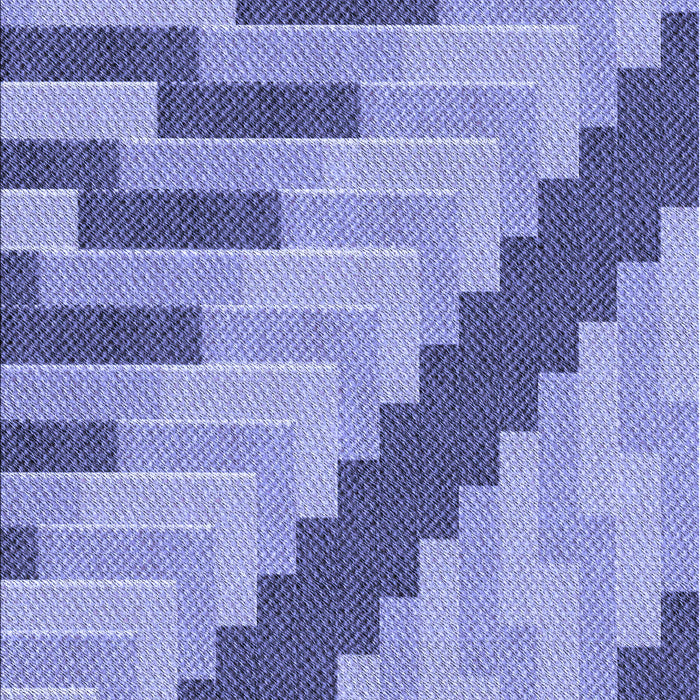 Patterned Slate Blue Rug, pat1195blu