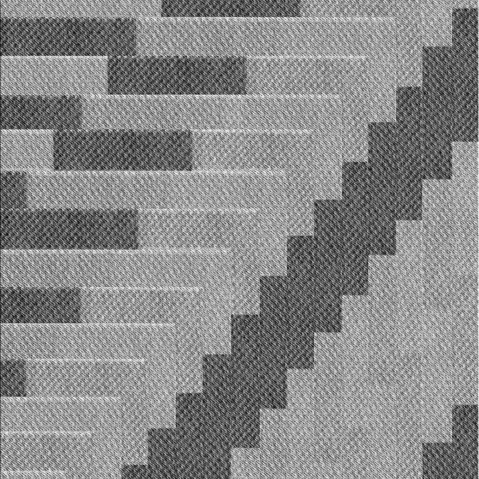 Machine Washable Transitional Ash Gray Rug, wshpat1195gry