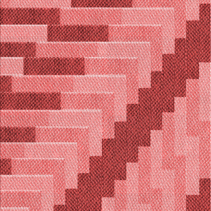 Machine Washable Transitional Red Rug, wshpat1195rd