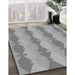 Machine Washable Transitional Cloud Gray Rug in a Family Room, wshpat1196gry