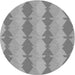 Square Machine Washable Transitional Cloud Gray Rug in a Living Room, wshpat1196gry