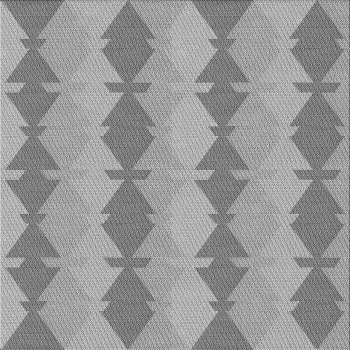 Round Machine Washable Transitional Cloud Gray Rug, wshpat1196gry