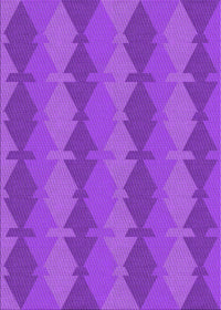 Machine Washable Transitional Neon Purple Rug, wshpat1196pur