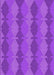 Machine Washable Transitional Neon Purple Rug, wshpat1196pur