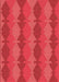 Patterned Red Rug, pat1196rd