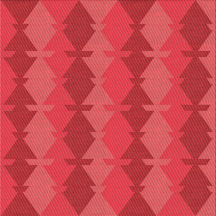 Round Patterned Red Rug, pat1196rd