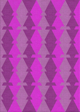 Patterned Crimson Purple Novelty Rug, pat1196