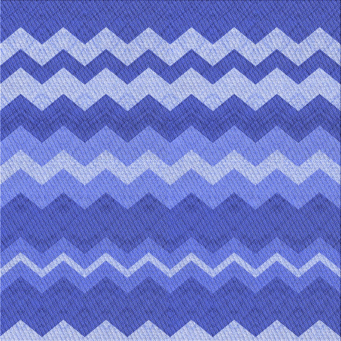 Round Patterned Sky Blue Rug, pat1197blu