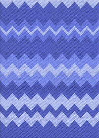 Machine Washable Transitional Sky Blue Rug, wshpat1197blu