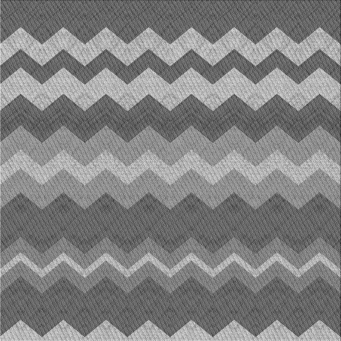 Round Patterned Carbon Gray Rug, pat1197gry