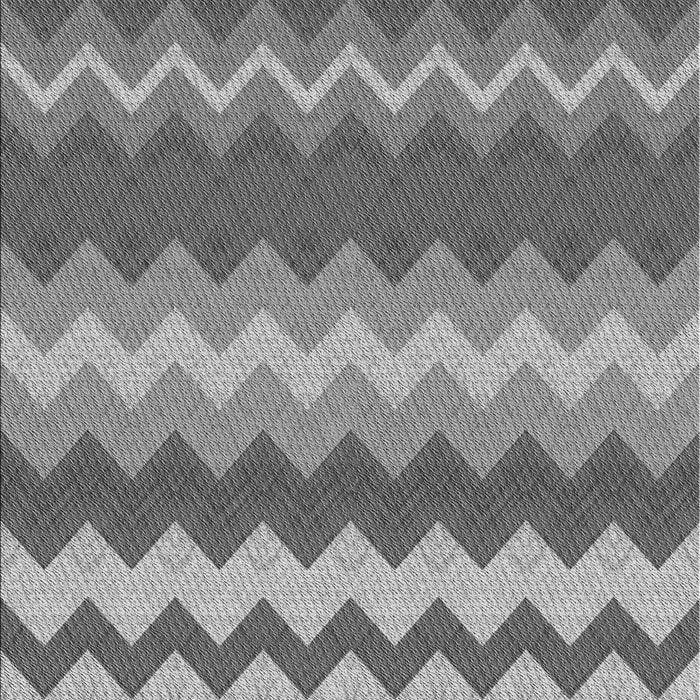 Patterned Carbon Gray Rug, pat1197gry