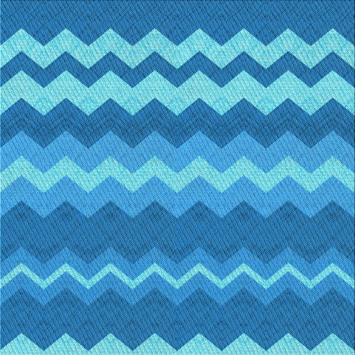 Round Machine Washable Transitional Blue Rug, wshpat1197lblu